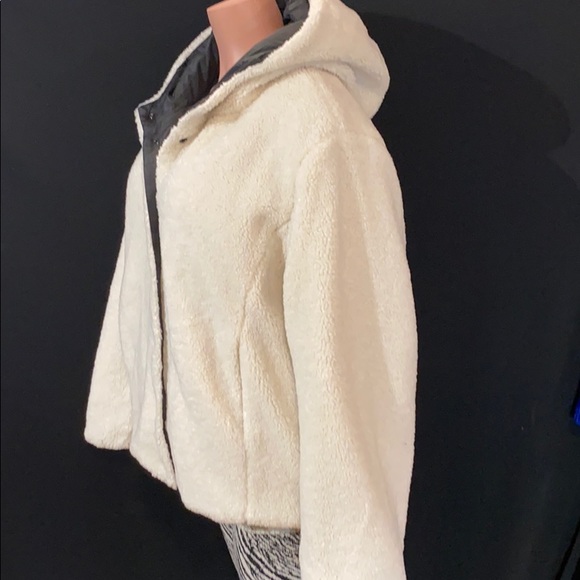 NWT SANCTUARY Reversible Sherpa Puffer Jacket Coat - Picture 7 of 9